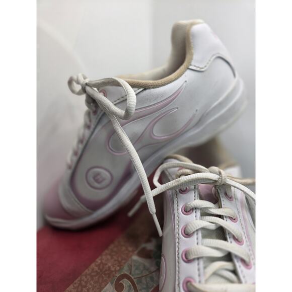 Etonic Womens Shoes GLOW IN THE DARK Flame Pink Bowling Perfect Slides Size 7 - Picture 3 of 10